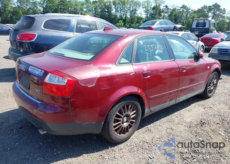 2004 Audi A4 1.8T from USA, damaged, VIN WAULC68E74A103243
